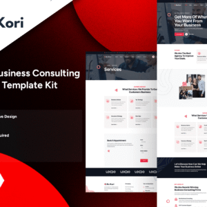 Bizkori – Business Consulting Elementor Template Kit