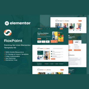 RoxPaint – Painting Services Elementor Template Kit