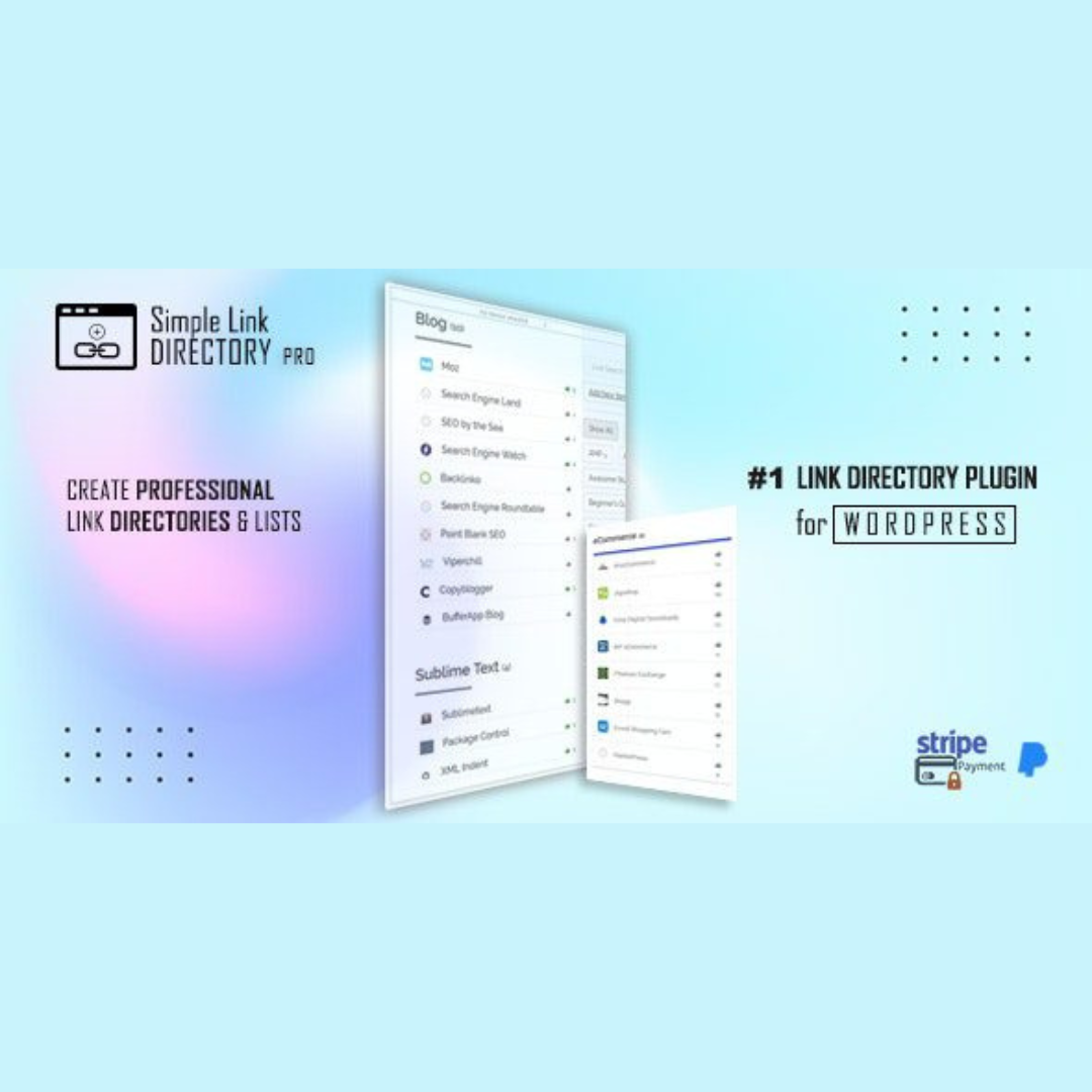 Simple Link Directory Pro - WordPress Plugins