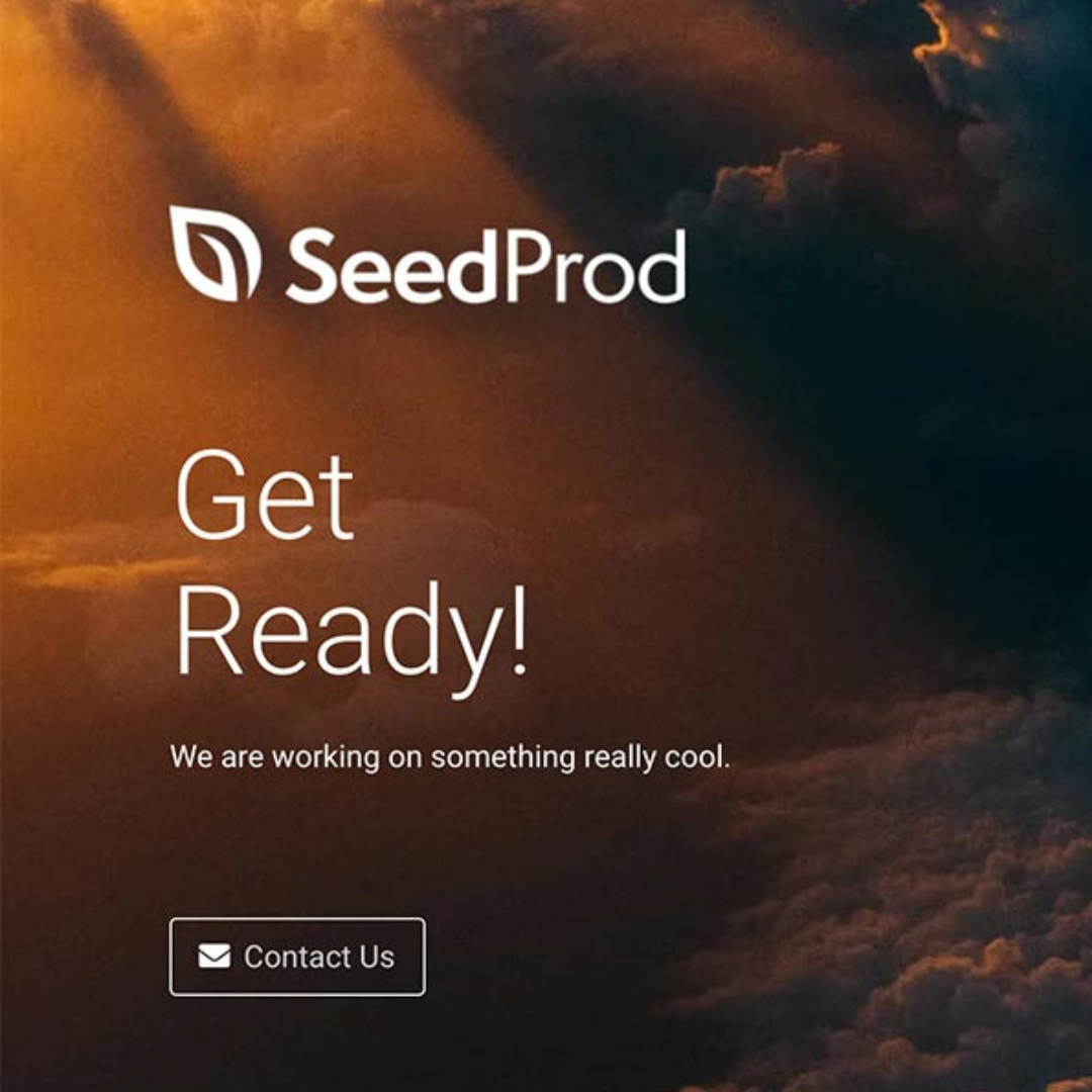 Seed Prod – Coming soon & landing page builder